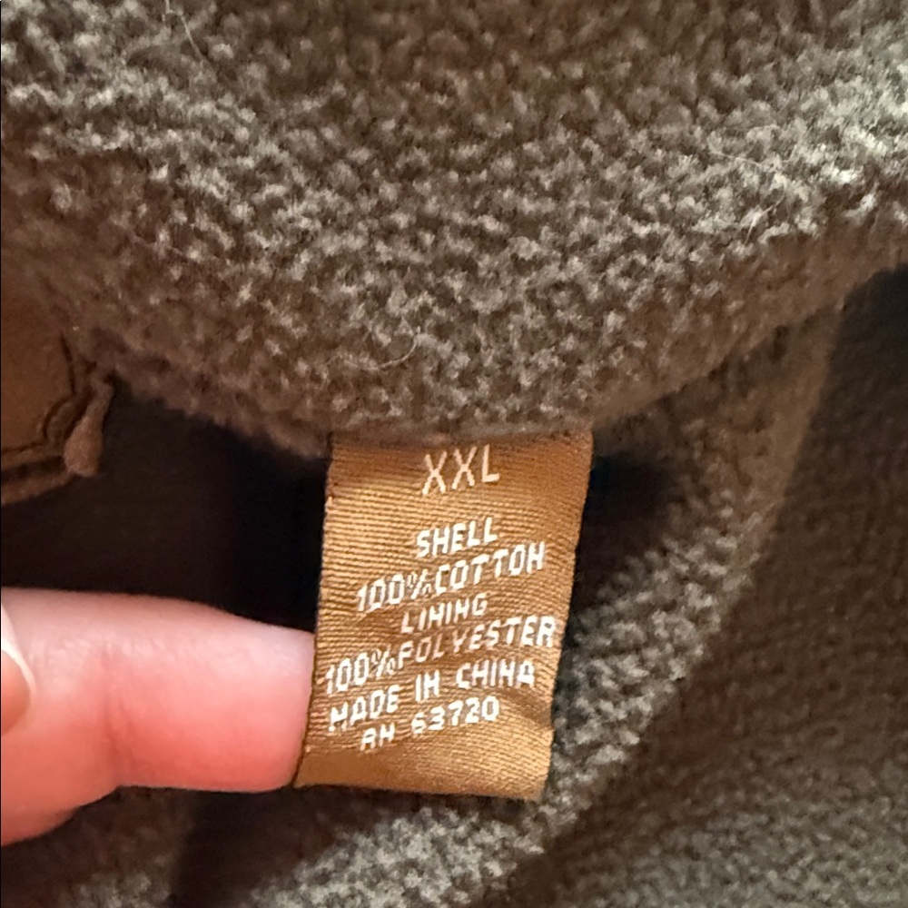 Men's North River Brown Utility Vest - fleece lined sz XXL - Picture 8 of 10